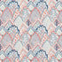 Albizia Embroidery fabric in delft and rose color - pattern number 76310 - by Schumacher in the Palampore collection