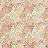 Albizia Embroidery fabric in pink and leaf color - pattern number 76312 - by Schumacher in the Palampore collection