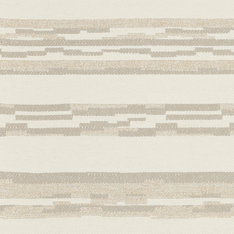 Sambar fabric in dove and gold color - pattern number 76510 - by Schumacher in the World View collection