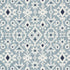 Crusoe Ikat fabric in sky color - pattern number 76521 - by Schumacher in the World View collection