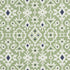 Crusoe Ikat fabric in green color - pattern number 76522 - by Schumacher in the World View collection