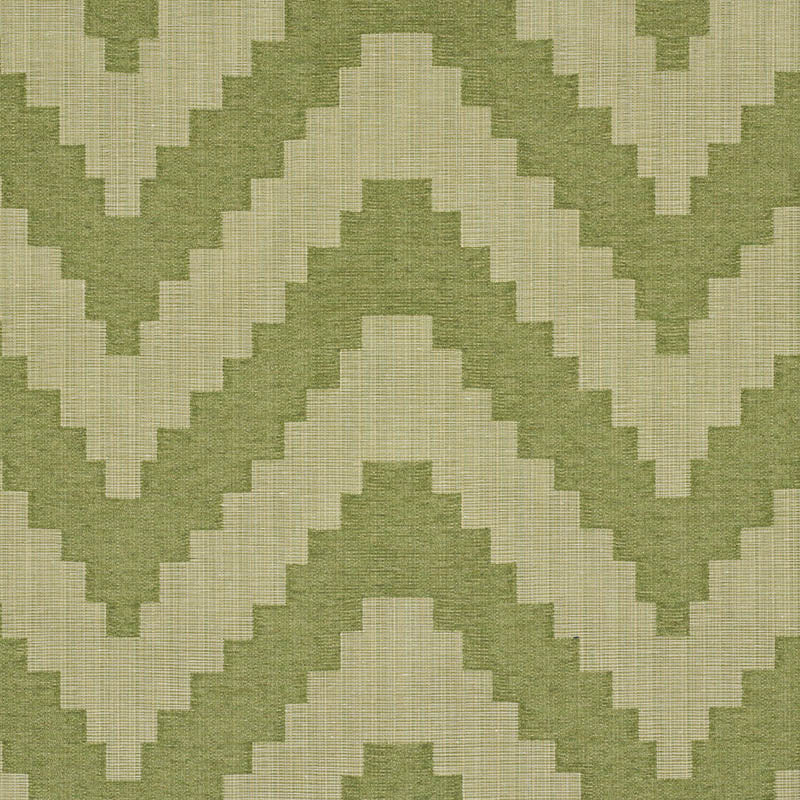 Verne fabric in green color - pattern number 76533 - by Schumacher in the World View collection