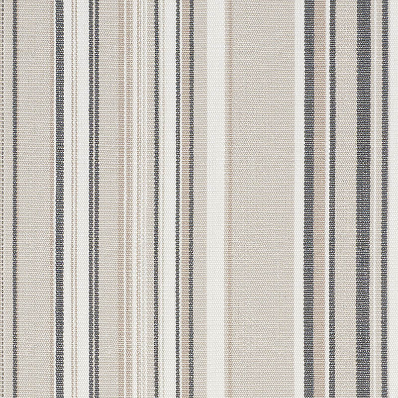 Ponderosa Stripe fabric in natural color - pattern number 76631 - by Schumacher in the Indoor/Outdoor Linen collection