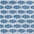 Hickox Indoor Outdoor fabric in blue color - pattern number 76651 - by Schumacher in the Indoor/Outdoor Linen collection