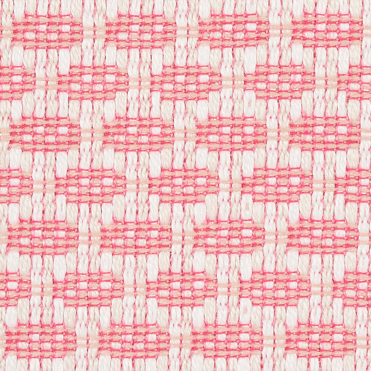 Hickox Indoor Outdoor fabric in coral color - pattern number 76655 - by Schumacher in the Indoor/Outdoor Recolors collection
