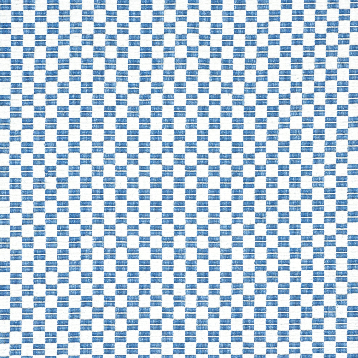 Elkhart fabric in blue color - pattern number 76740 - by Schumacher in the Folk Art collection