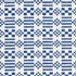 Wilson Embroidery fabric in indigo color - pattern number 76790 - by Schumacher in the A Country Life collection