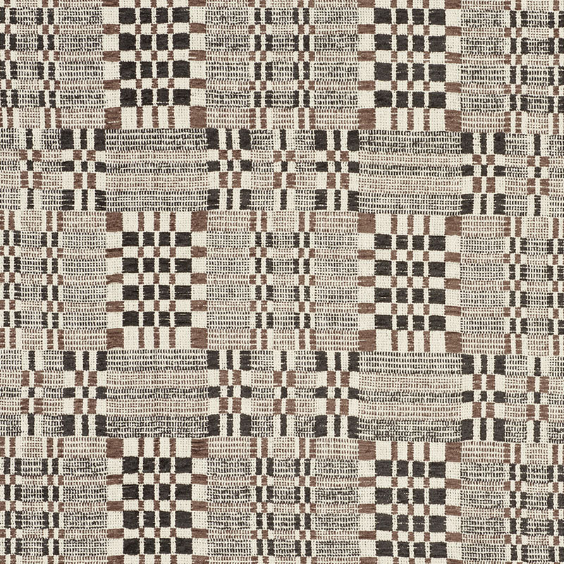 Brimfield fabric in cinder color - pattern number 76942 - by Schumacher in the Americana collection