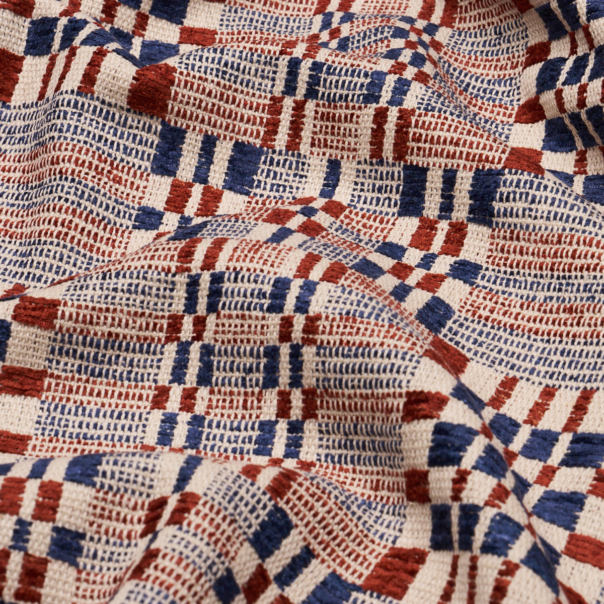 Brimfield fabric in americana color - pattern number 76943 - by Schumacher in the Prairie collection