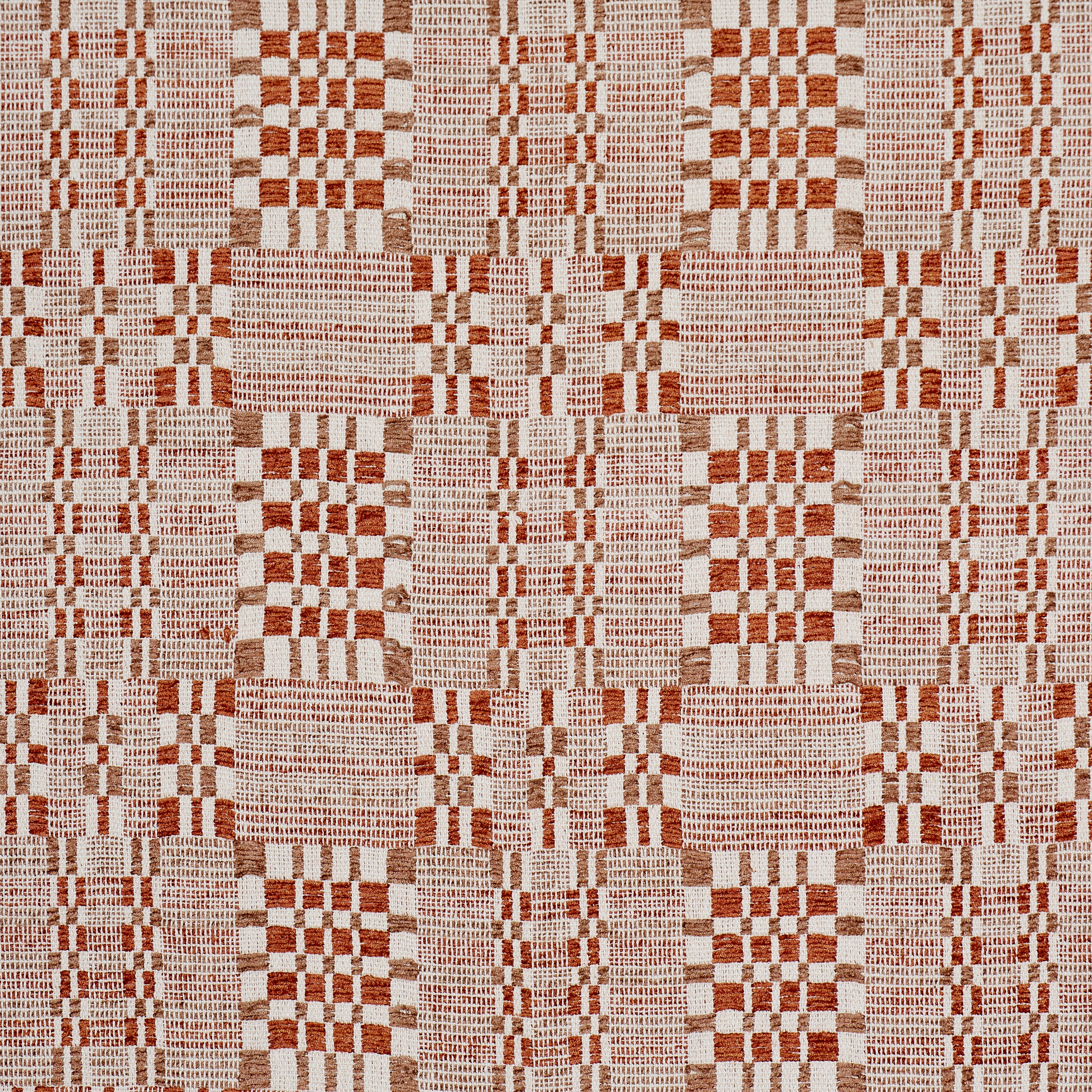 Brimfield fabric in terracotta color - pattern number 76946 - by Schumacher in the Atelier Paris collection