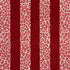 Guepard Stripe Velvet fabric in red color - pattern number 77143 - by Schumacher in the Timothy Corrigan collection