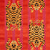 Jokhang Tiger Velvet fabric in red and pink color - pattern number 77231 - by Schumacher in the Johnson Hartig collection