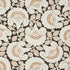 Jackie Applique Embroidery fabric in cinder color - pattern number 77302 - by Schumacher in the Wallflowers collection