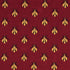 Bee Epingle fabric in red color - pattern number 77410 - by Schumacher in the Cut & Patterned Velvets collection