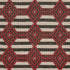 Manta Performance fabric in red and black color - pattern number 77444 - by Schumacher in the Open Sky collection