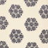 Isla Hand Embroidery fabric in slate color - pattern number 77492 - by Schumacher in the New Traditional II collection