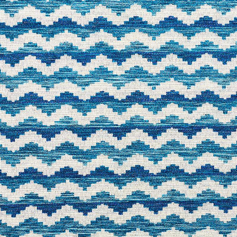 Roebuck Performance fabric in blue color - pattern number 77541 - by Schumacher in the New Traditional collection