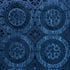Suzani Strie Velvet fabric in sapphire color - pattern number 77640 - by Schumacher in the Cut & Patterned Velvets collection