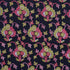 Jennie Velvet fabric in midnight and magenta color - pattern number 77740 - by Schumacher in the Cut & Patterned Velvets collection