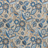 Garland Velvet fabric in blue color - pattern number 77761 - by Schumacher in the Cut & Patterned Velvets collection