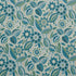 Garland Velvet fabric in peacock color - pattern number 77762 - by Schumacher in the Cut & Patterned Velvets collection