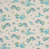 Hanlun Dragon Embroidery fabric in natural color - pattern number 78110 - by Schumacher in the Fire Breather collection