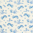 Hanlun Dragon Embroidery fabric in porcelain color - pattern number 78111 - by Schumacher in the Fire Breather collection