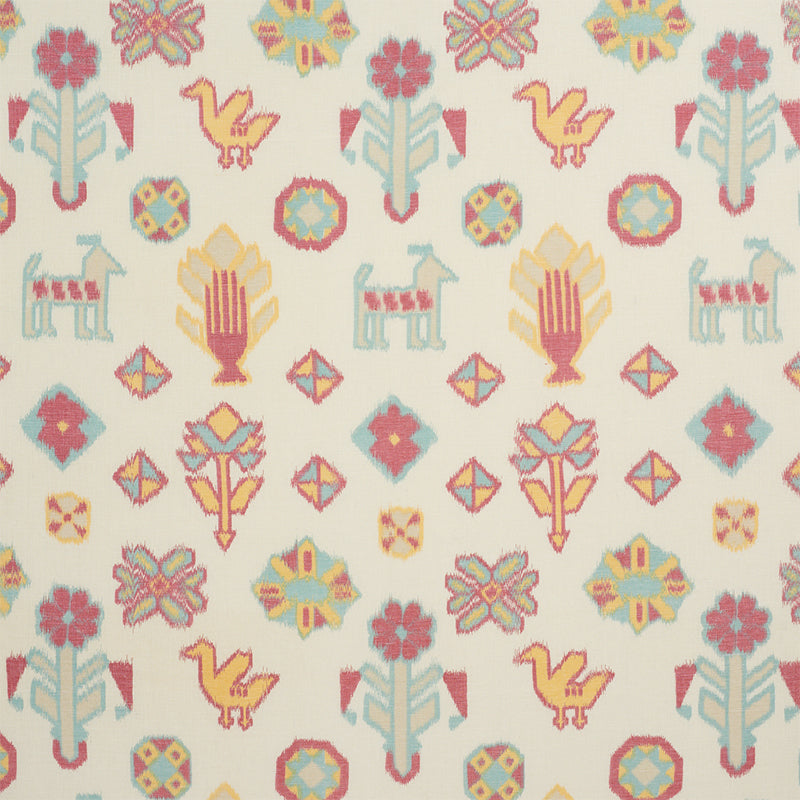 Chuska Warp Print fabric in multi color - pattern number 78140 - by Schumacher in the True West collection