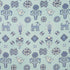Chuska Warp Print fabric in blue color - pattern number 78141 - by Schumacher in the True West collection