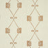Nicolette Embroidery fabric in natural color - pattern number 78201 - by Schumacher in the Misterioso collection