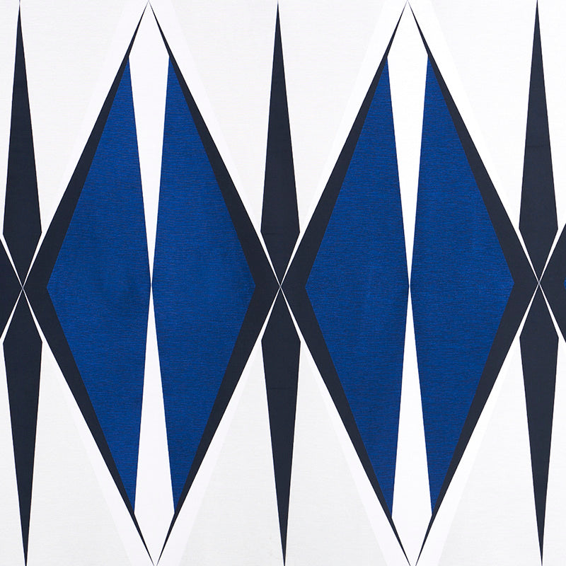 Elvetico fabric in cobalt color - pattern number 78241 - by Schumacher in the Misterioso collection
