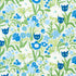 Crewel Garden fabric in sky color - pattern number 78290 - by Schumacher in the Exquisite Embroideries collection