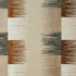 Sunburst Stripe Embroidery fabric in black and neutral color - pattern number 78400 - by Schumacher in the Exquisite Embroideries collection