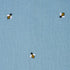 Honey Bee Embroidery fabric in sky color - pattern number 78421 - by Schumacher in the Exquisite Embroideries collection