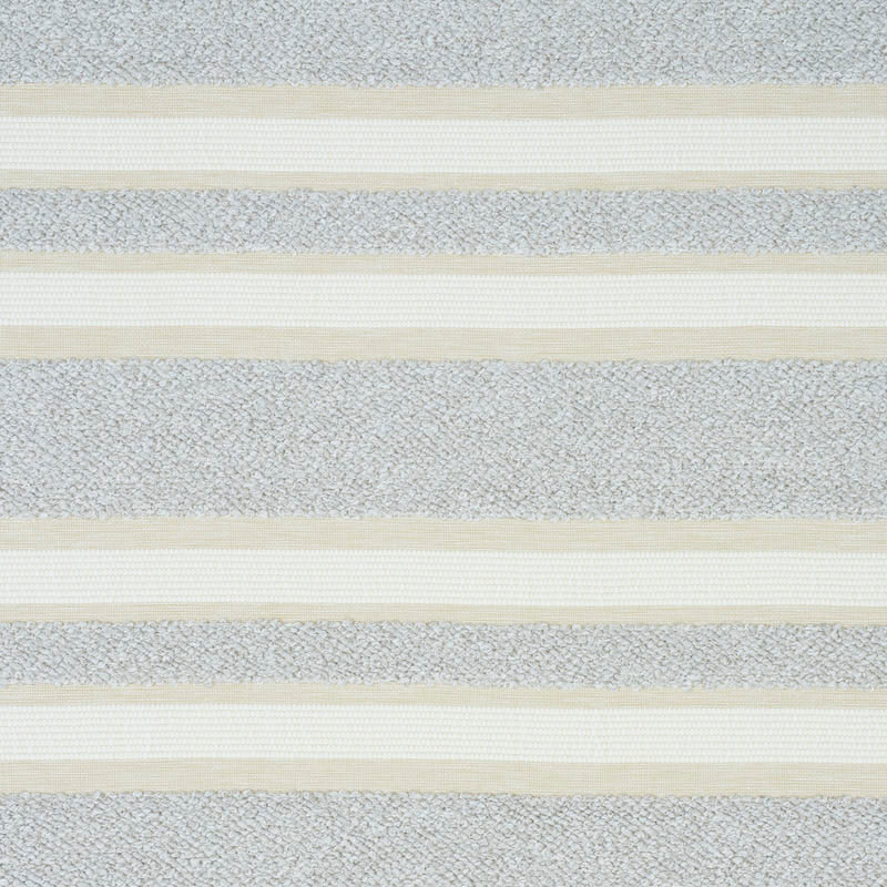 Ohara Stripe Indoor Outdoor fabric in grey color - pattern number 78490 - by Schumacher in the Indoor-Outdoor Prints &amp; Wovens collection