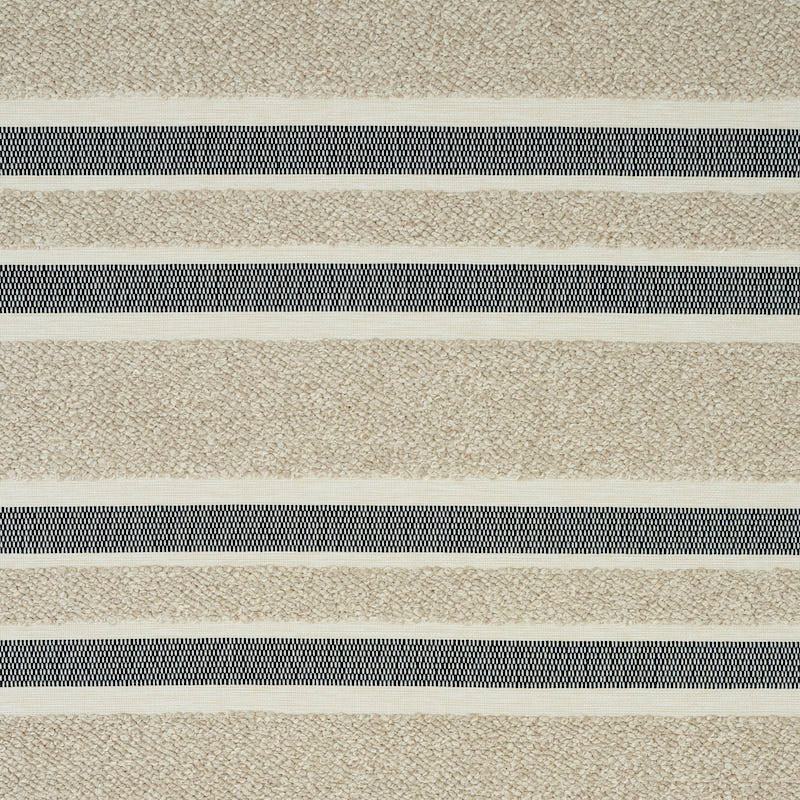 Ohara Stripe Indoor Outdoor fabric in taupe color - pattern number 78492 - by Schumacher in the Indoor-Outdoor Prints &amp; Wovens collection