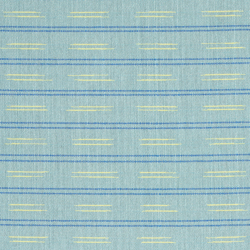 Ainsley Stripe Indoor Outdoor fabric in sky color - pattern number 78580 - by Schumacher in the Indoor-Outdoor Prints &amp; Wovens collection
