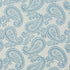 Milena Paisley fabric in sky color - pattern number 78721 - by Schumacher in the New Traditional collection