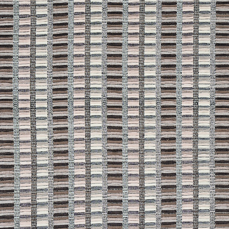 Palopo Hand Woven Stripe fabric in black color - pattern number 78820 - by Schumacher in the A Rum Fellow collection