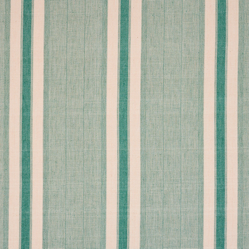 Ipala Hand Woven Stripe fabric in duck egg color - pattern number 78832 - by Schumacher in the A Rum Fellow collection