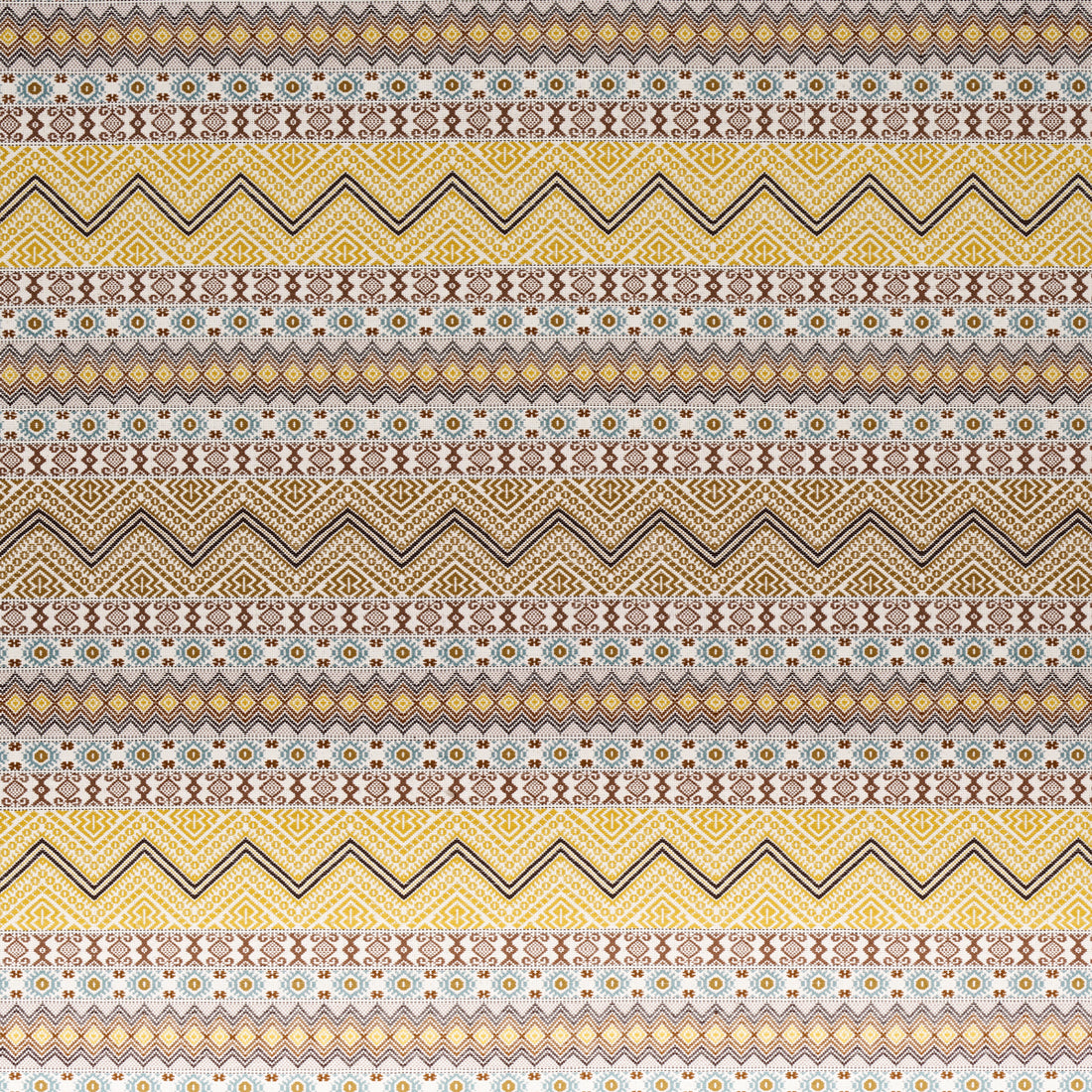 Holmul Hand Woven fabric in ochre color - pattern number 78922 - by Schumacher in the A Rum Fellow collection