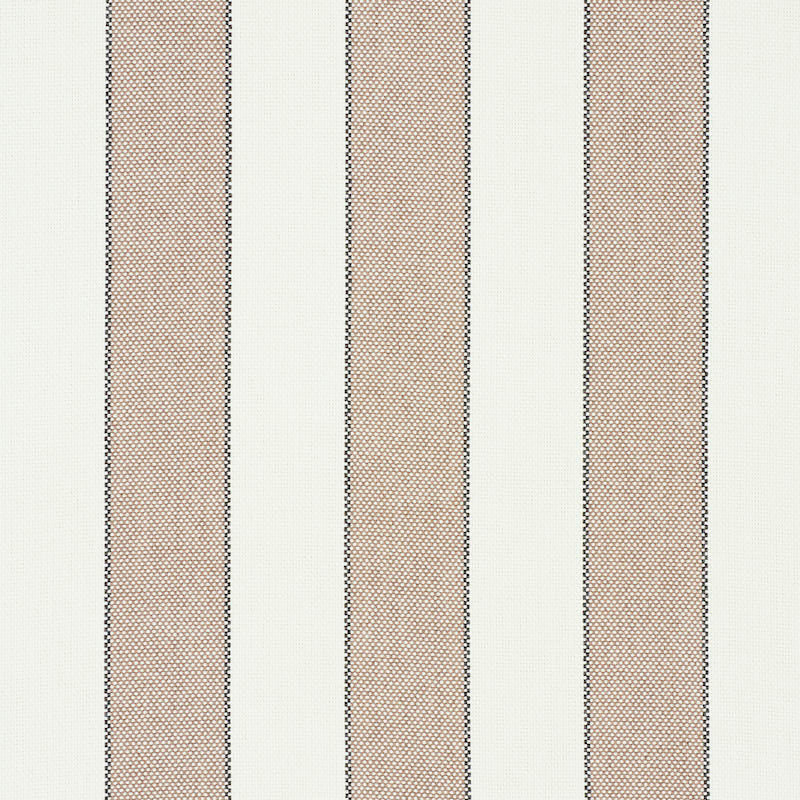 Blumont Stripe Indoor Outdoor fabric in stone color - pattern number 79051 - by Schumacher in the Indoor-Outdoor Prints &amp; Wovens collection