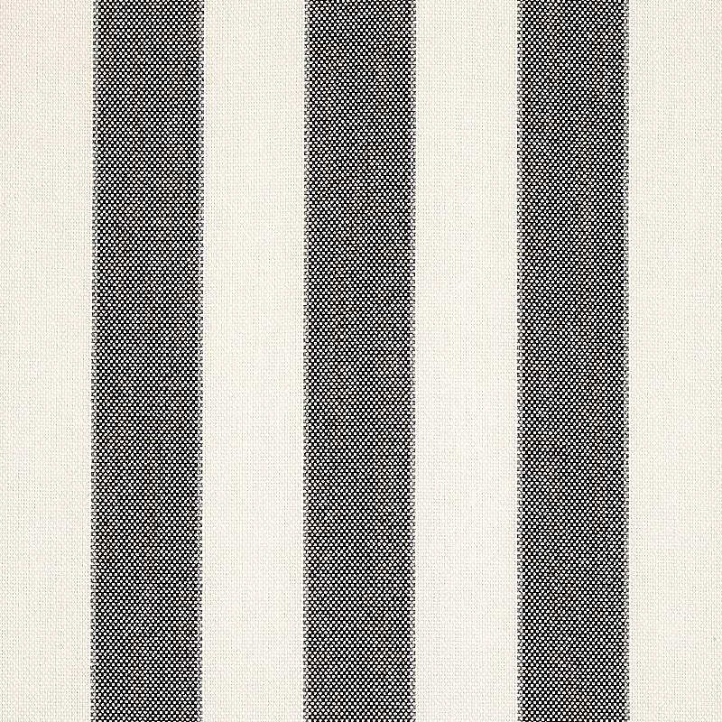 Blumont Stripe Indoor Outdoor fabric in charcoal color - pattern number 79054 - by Schumacher in the The Good Life Indoor/Outdoor collection