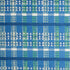 Zealand Check fabric in peacock color - pattern number 79071 - by Schumacher in the Scandinavian Modern collection