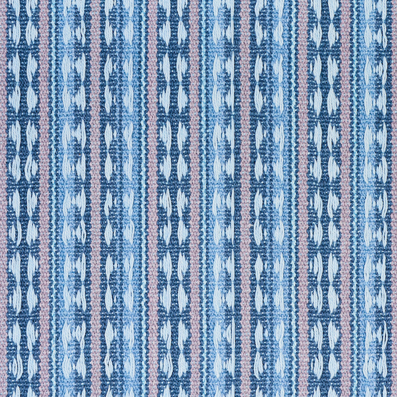 Tarnby Stripe fabric in sky color - pattern number 79080 - by Schumacher in the Scandinavian Modern collection