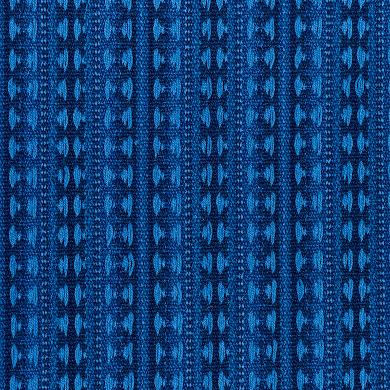 Tarnby Stripe fabric in indigo color - pattern number 79081 - by Schumacher in the Scandinavian Modern collection