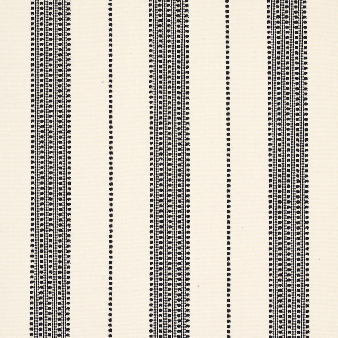 Lubeck Stripe fabric in black color - pattern number 79094 - by Schumacher in the Stripes Revisits collection