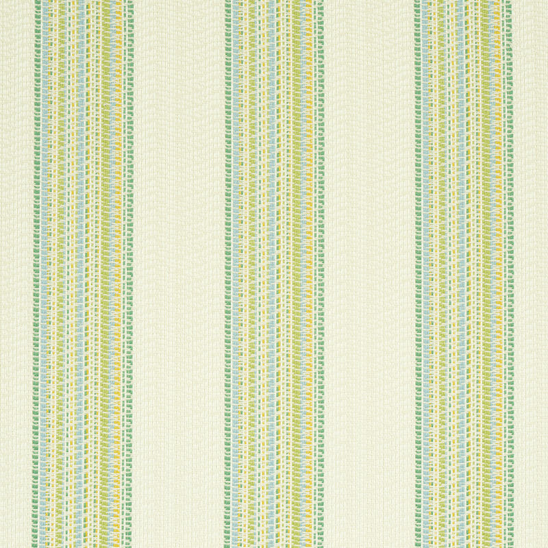 Bendita Stripe Indoor Outdoor fabric in leaf color - pattern number 79150 - by Schumacher in the Indoor-Outdoor Prints &amp; Wovens collection