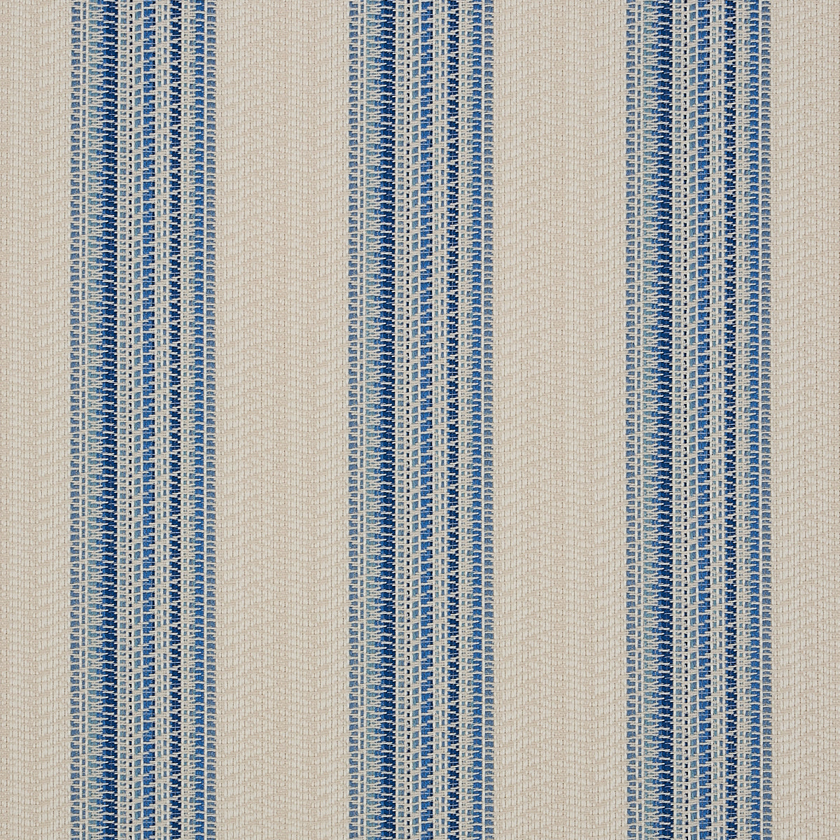 Bendita Stripe Indoor Outdoor fabric in blue color - pattern number 79153 - by Schumacher in the Indoor/Outdoor Recolors collection