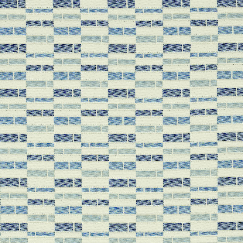 Ashcroft Matelasse Indoor Outdoor fabric in blue color - pattern number 79160 - by Schumacher in the Indoor-Outdoor Prints &amp; Wovens collection